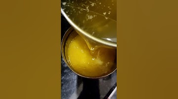 Homemade Ghee 😍How to make ghee #shorts #youtubeshorts #cooking #easyrecipe#homemade #newrecipe#ghee