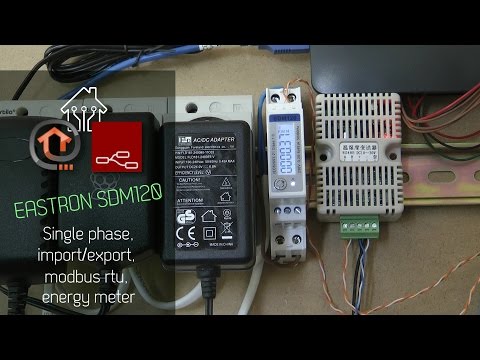 Eastron SDM120 single phase modbus energy meter