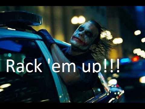 Heath Ledger joker voice impression: rack em up - YouTube