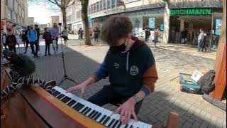 I played THE RAISING FIGHTING SPIRIT (Naruto) on piano in public