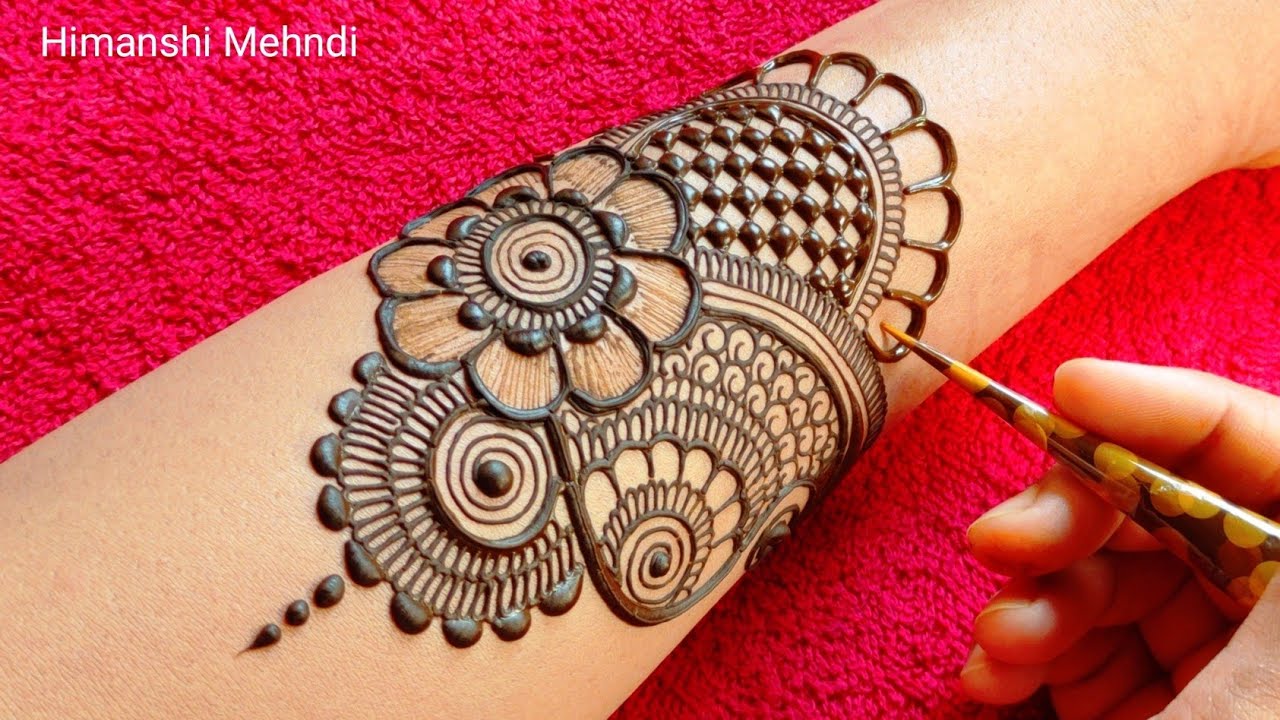 Easy mehndi designs for back side | mehandi ka design | Mehndi ...