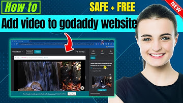 How to add a video to my godaddy website | Full Guide