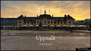 A walk around Uppsala｜Sweden｜Virtual Walk｜4K