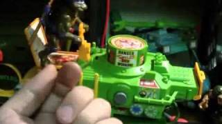 ninja turtle pizza thrower van