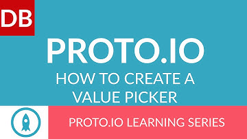 How to Create a Value From a Picker | Proto.io Prototyping Tool