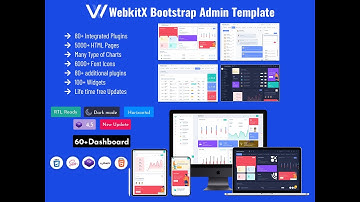Beautiful LTR Dashboard Design of WebkitX Bootstrap Admin Template