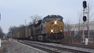 CSX ES44AH 3086 and AC44CW 257 Haul 60mph Empty Coal E904-15 on 12/17/21