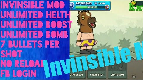 Mini militia v5.3.4 Invisible mod by kxt mods