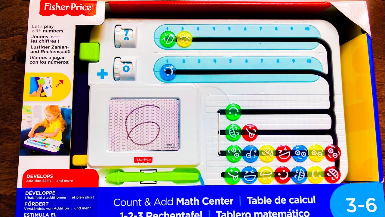 fisher price count and add math center