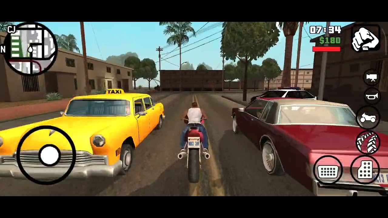GTA San Andreas/bike driving 😎
