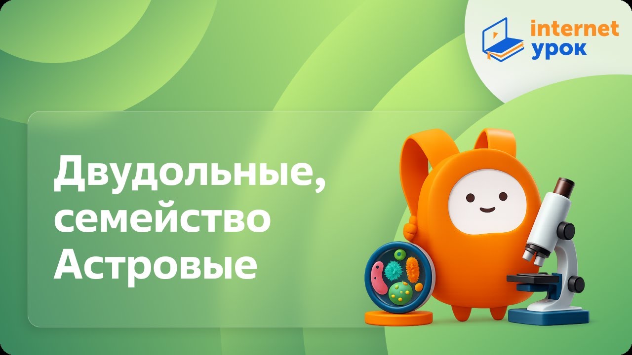 Биология 6 класс. Двудольные, семейство Астровые