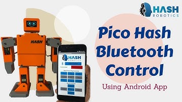 Pico Hash Bluetooth Control Using Android Application | Hash Robotics