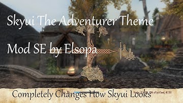 SkyUI The Adventurer Theme Mod SE--by Elsopa