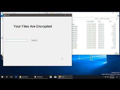 AppCheck Anti-Ransomware : CryptoCerber Ransomware (.haters) Block Video
