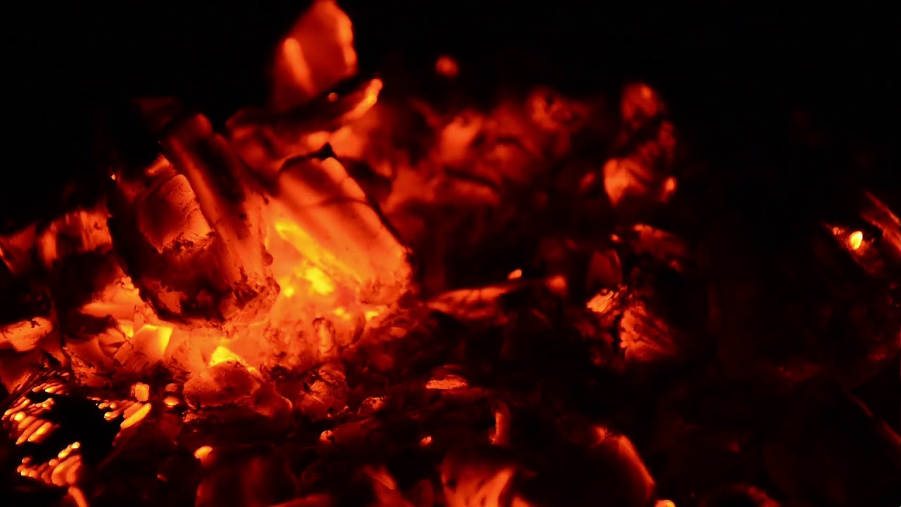 Campfire Glowing Embers Free Hd Stock Footage No Copyright Fireplace Fire Ember Youtube