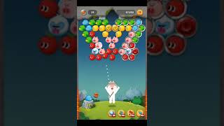 line bubble 2 卡片 收集胡蘿蔔，31球 20180618