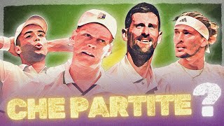 A cosa fare ATTENZIONE nella semifinale tra DJOKOVIC e SINNER e in quella tra FERY e ZVEREV?