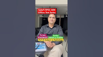 RPSC AEn Offline Test Series | SaSuTi By Dushyant Sir #rpscaen #esemains