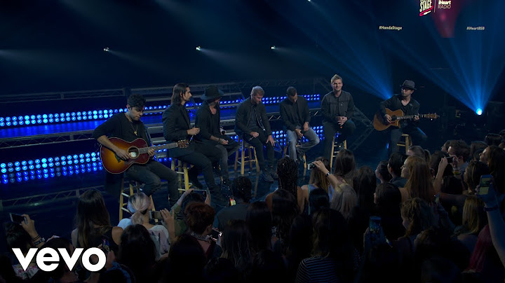 Show Me the Meaning of Being Lonely Live version - Live performance video thumbnail