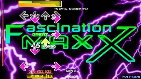 Stepmania Fascination MAXX Difficult 873,334