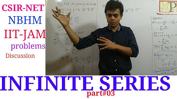 INFINITE SERIES (part-03)|CSIR-UGC-NET|NBHM QUESTION |BSC|MSC|BTECH|GATE
