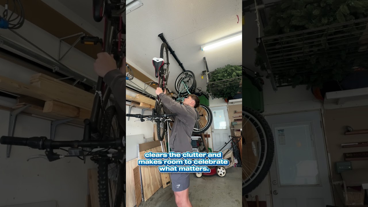 HandT Ceiling Bike Hanger  lift your space, drop the price.  FLASH SALE! Limited stock. 