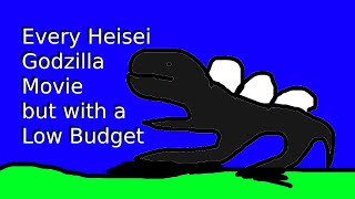 Every Heisei Godzilla Movie In Low Budget