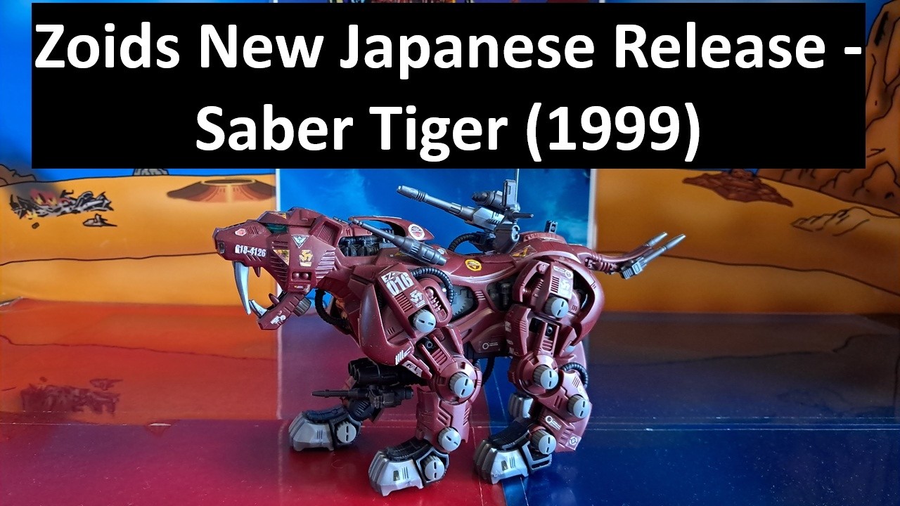 Zoids New Japanese Release - Saber Tiger - 1999 (With English