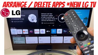 Arrange / Delete Apps *New LG Smart TV