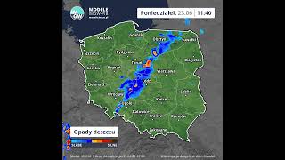 Poniedziałek Opadu Na 8 Godzin 23.06.2025