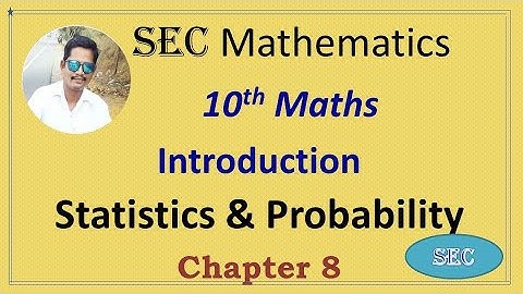 10th Std Maths Chapter 8 Statistics and Probability Introduction | Tamil |  English