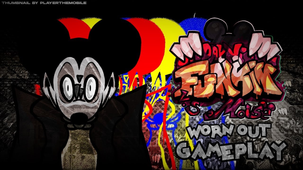 FNF - Vs Mouse 3.0 Legacy [Remousetered] : Worn Out (Gameplay)