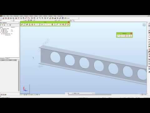 Cellular Beam in autodesk robot structure analysis