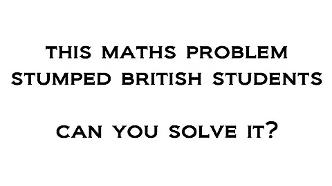 Viral Math Problem - Solving Hannah's Sweets (GCSE Exam) - DayDayNews