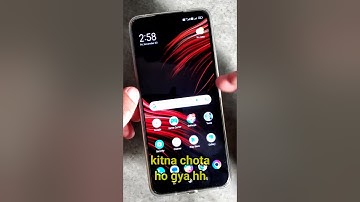 Poco m6 pro 5g icon size change | Poco mobile mein app size ko Chhota bada kaise kare #poco
