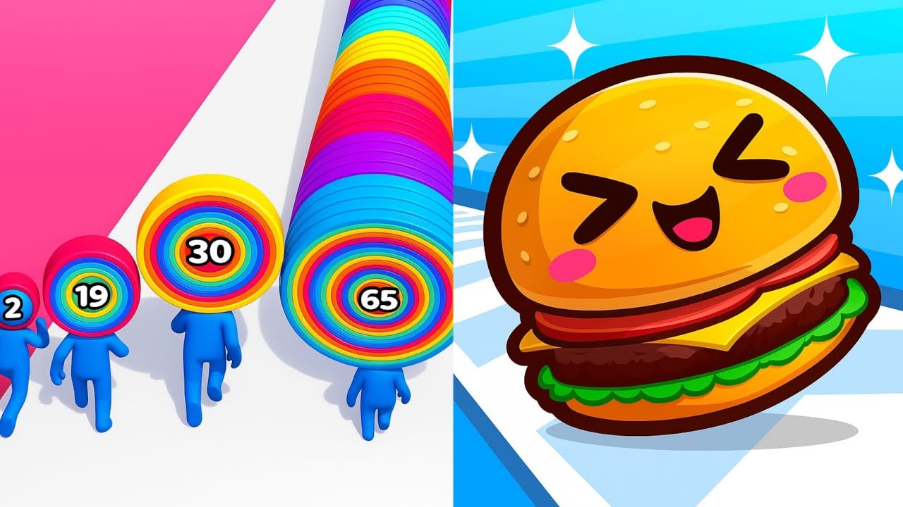 🧱🍔🔥 Layer Man x Food Run – Break Layers, Eat Everything! 😱💥