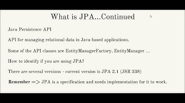 JPA vs Hibernate