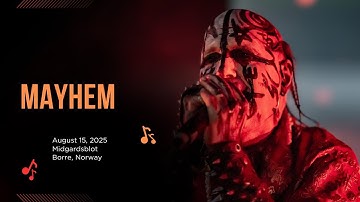 Mayhem – Full Concert Live at Midgardsblot Metal Festival, Norway (August 15, 2025)