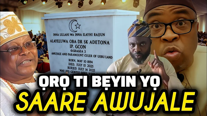 Ọro Saare Awujale Tun Bẹyin Yọ - Igbakeji Imam Ijebu Fẹsi Ọrọ Fun Alfa Jamiu Baba Lori Saare Awujale