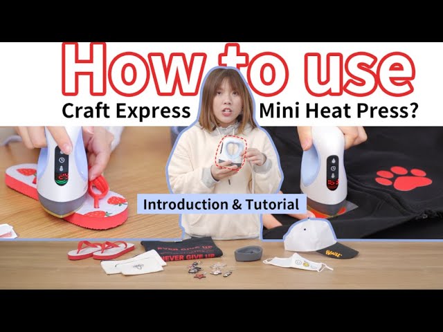 How to use OFFNOVA Mini Heat Press Machine / Easy Iron On Vinyl T-shirt