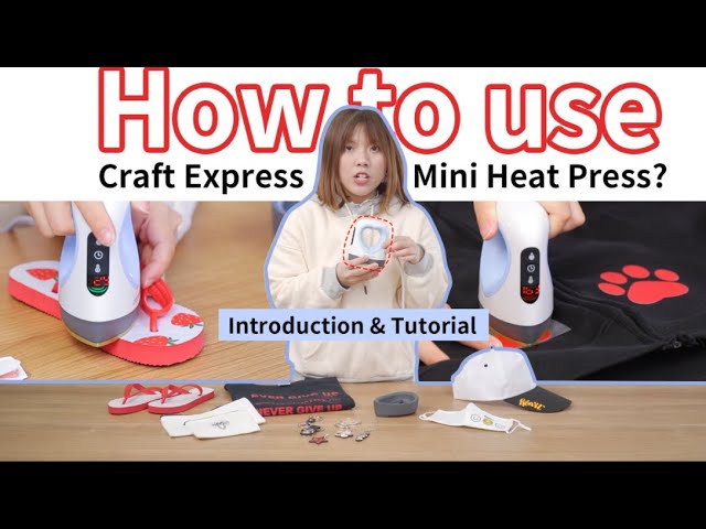 Craft Express Mini Heart Heat Press - The Compact Solution for Heat Tr