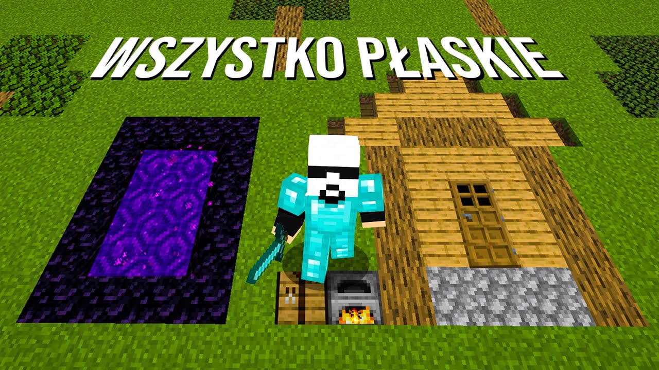 Wszystko PŁASKIE w Minecraft!