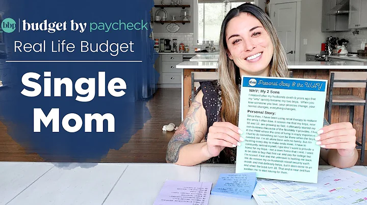 BBP Real Life Budget - Single Mom + Financial Goals + Budget Tips