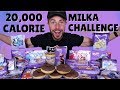 20,000 CALORIE MILKA CHOCOLATE ONLY | CHEAT DAY CHALLENGE