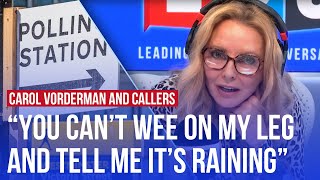 Carol Vorderman illustrates Tories' local election wipeout Countdown-style | LBC