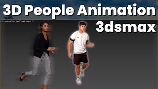 3D People Animation Free of Cost in 3dsmax I Biped Animation