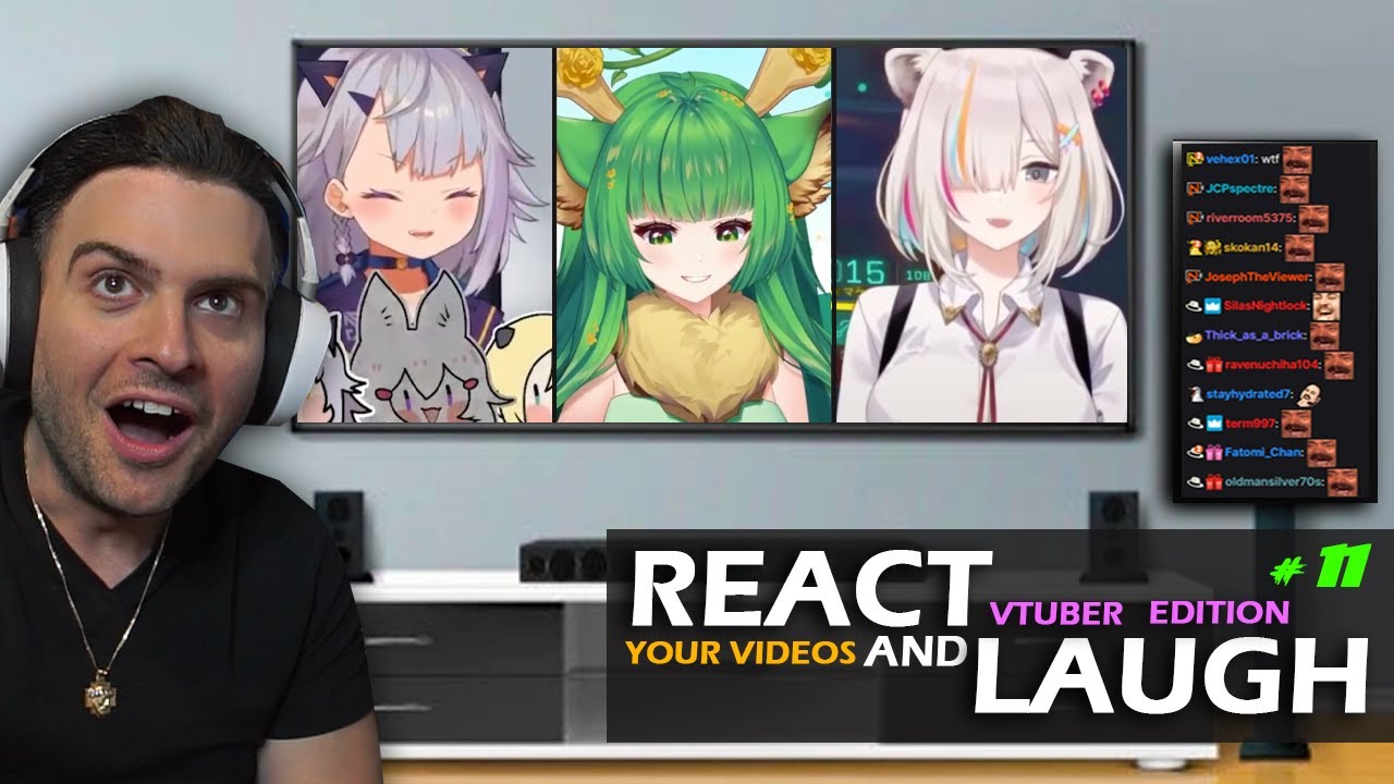 Reacting and Laughing to VTUBER clips YOU sent #11