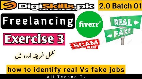 Digiskills 2.0 Freelancing Exercise 3 Solution Batch 1 | Freelancing Exercise 3 Digiskills 2.0