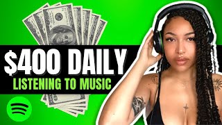 Earn $400 Per Day - Make Money Listening To Music! [2021] - listen music and earn money in india