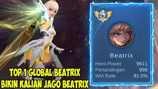 Top 1 Global BEATRIX SAVAGE tanpa mati! Belajar skill yg bisa kalian tiru Biar Jago main Beatrix
